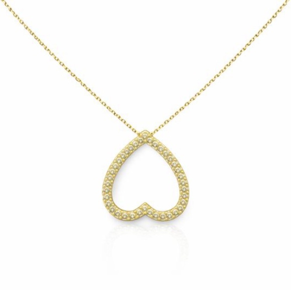 Radiant Gold Heart Necklace